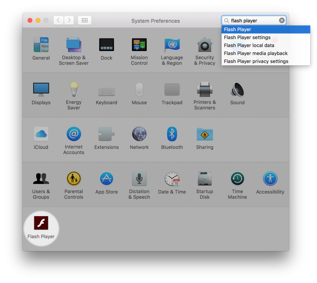 Adobe Flash Player For Mac 10